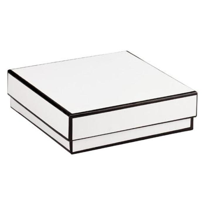 Silver Vitrail Light Cube Stone ring
