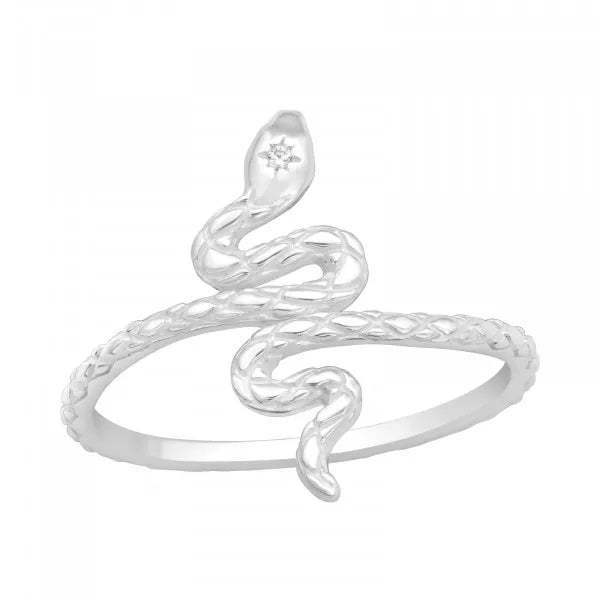 Silver Snake Ring