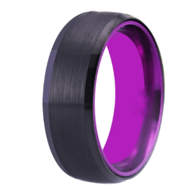 Purple Wedding Ring for Men