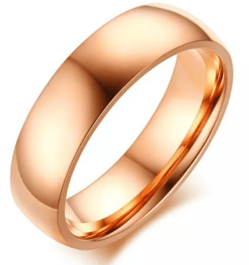 Rose Gold  Wedding Engagement Ring for Couple