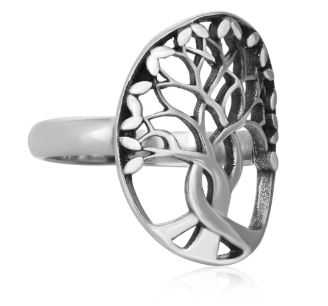 Silver Tree of Life Ring
