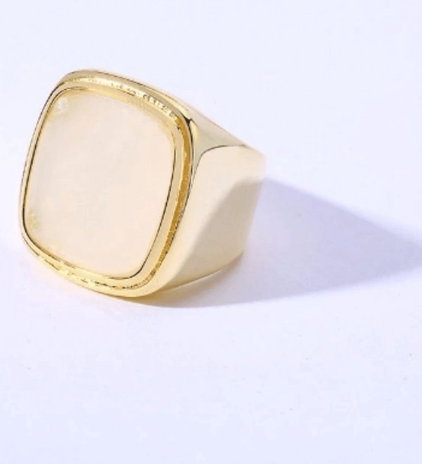 Women Gold Signet Ring