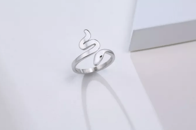 Steel Fashion Womens Snake Ring
