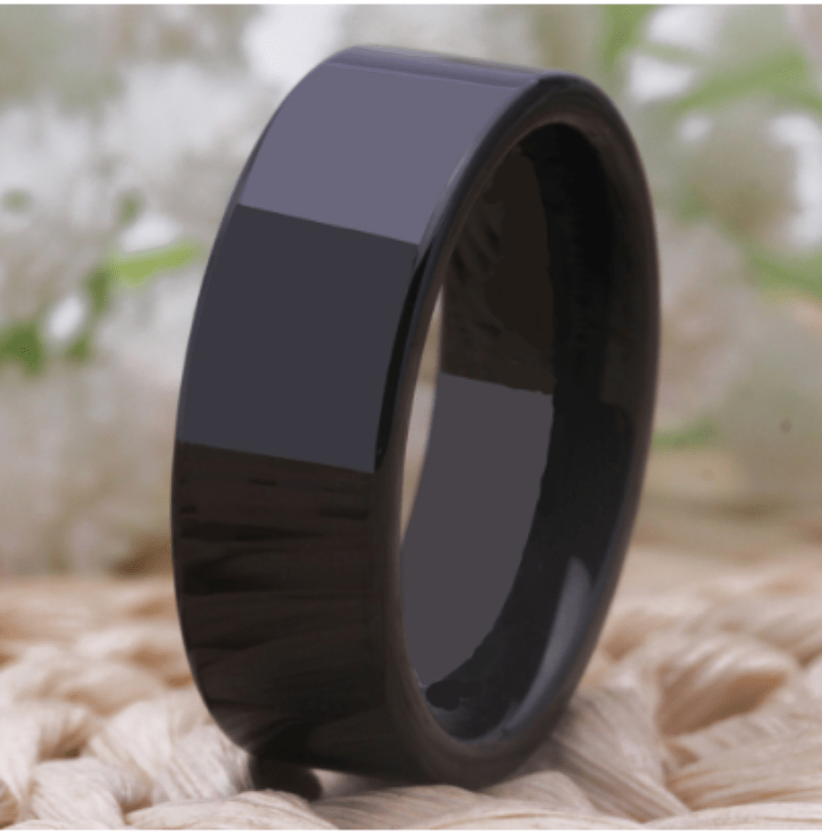 Tungsten Black Wedding Ring