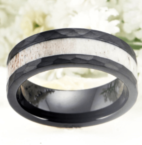 Tungsten Black Wedding Ring for Men