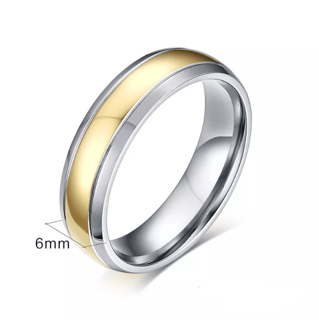 Mens Titanium Wedding Ring for Men