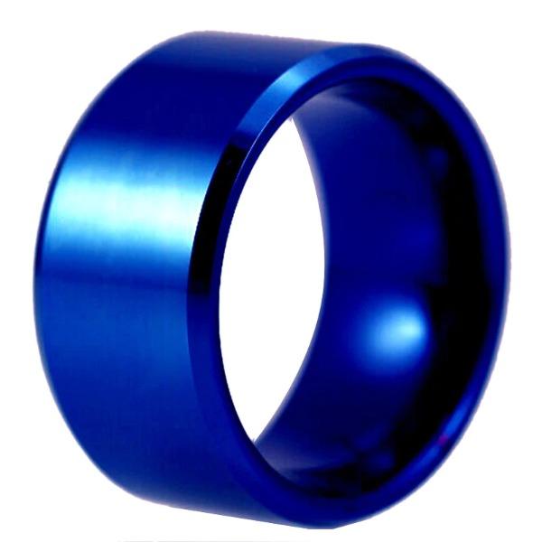 Tungsten Classic Electric Blue Wedding Ring