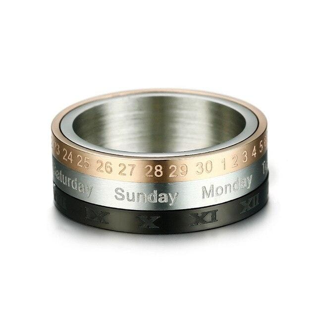 Three Tone Rotatable Ring
