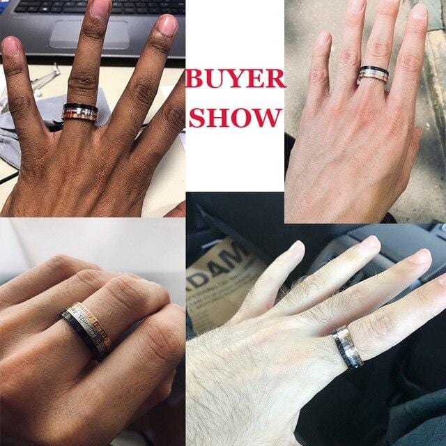 Three Tone Rotatable Ring