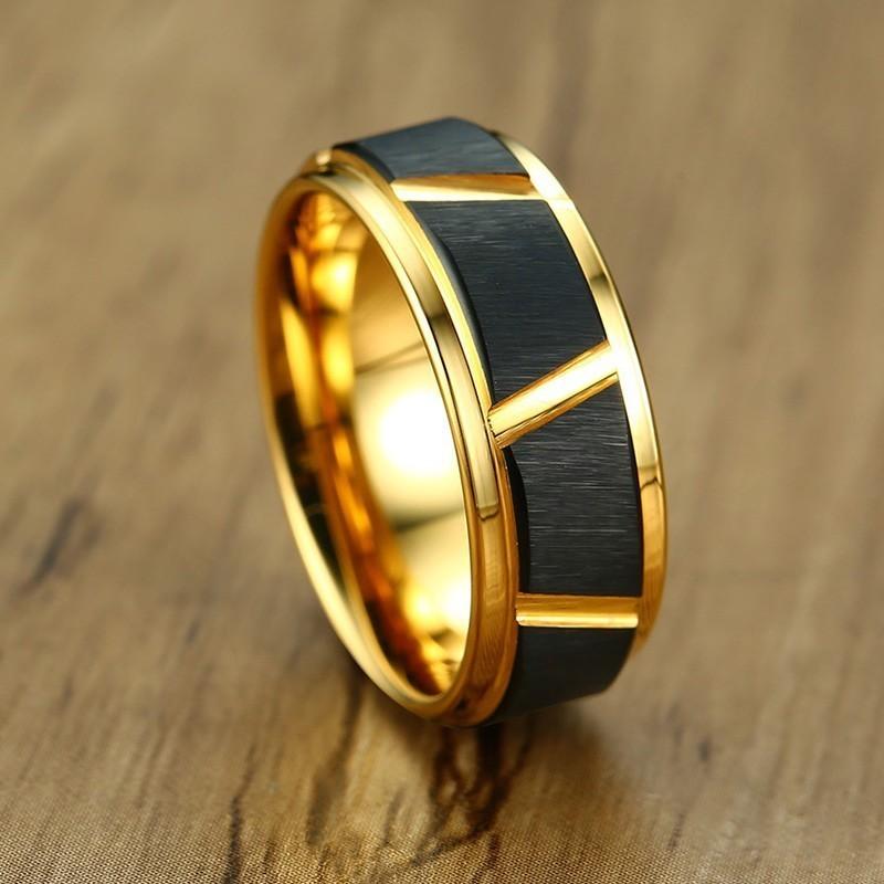 Tungsten Carbide Wedding Band for Him