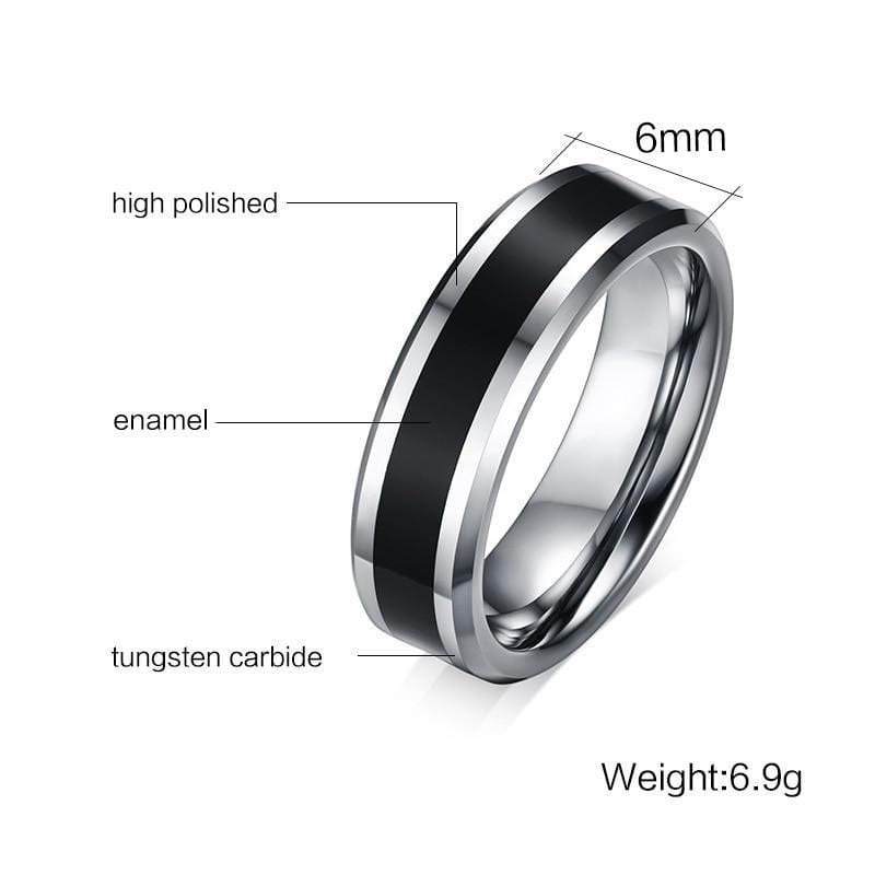 Tungsten Wedding Band Engagement Ring  For Men