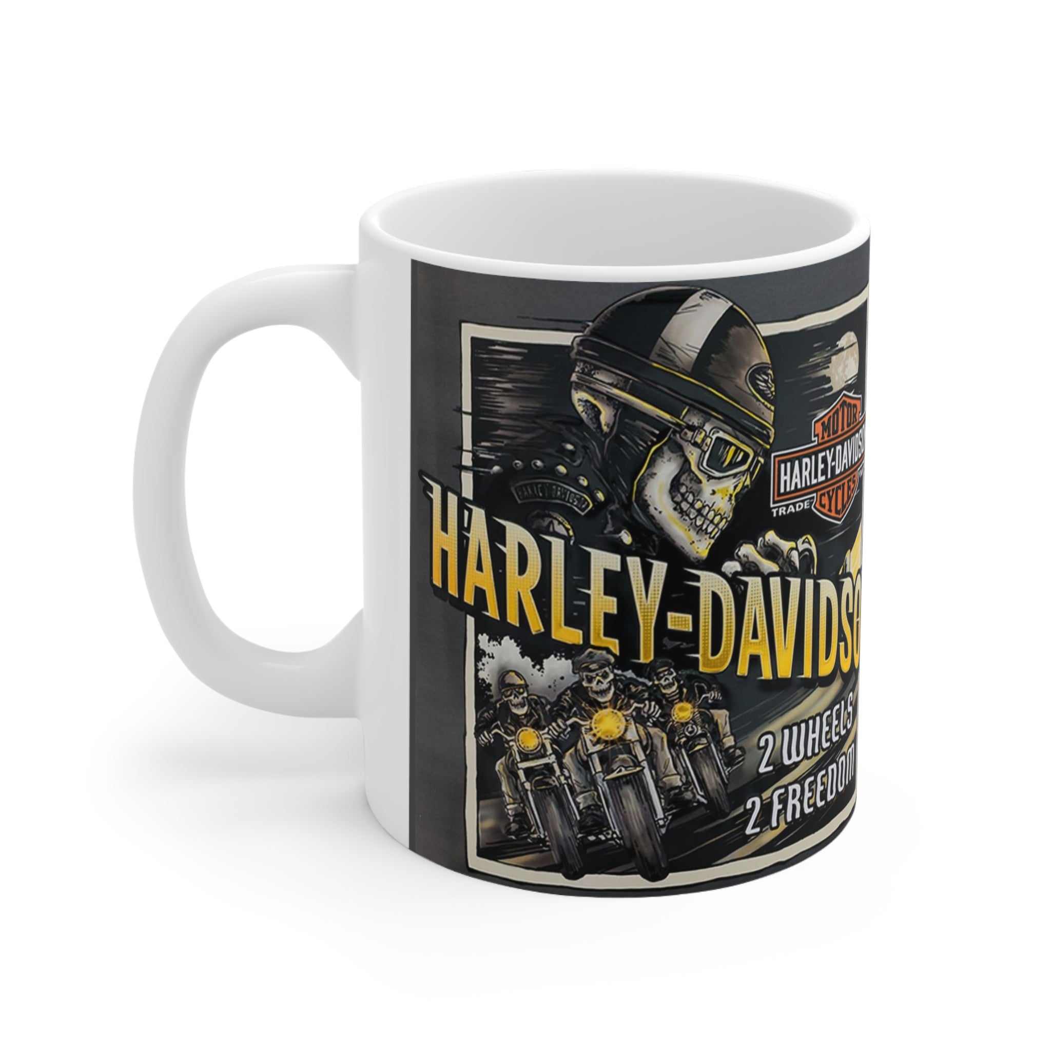 Harley Davidson Art Motorcycle Gift Mug