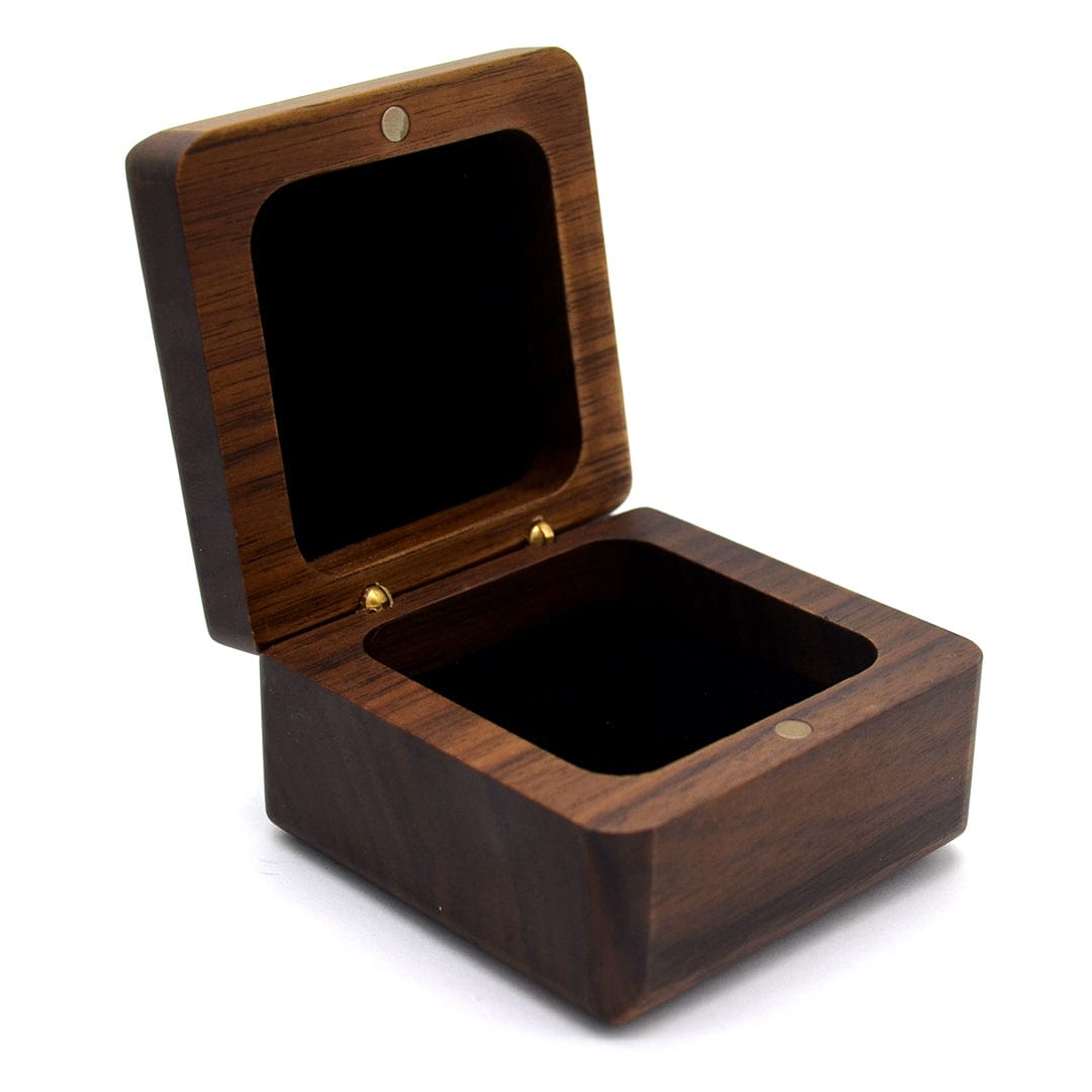 Magnetic Wooden Ring Bearer Box