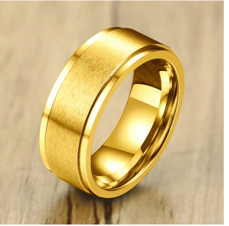 Gold Spinner Ring for Men and Women