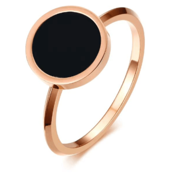 Beautiful Rose Gold  Signet Ring for Women