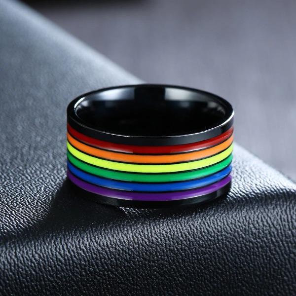 LGBT Pride mens Ring