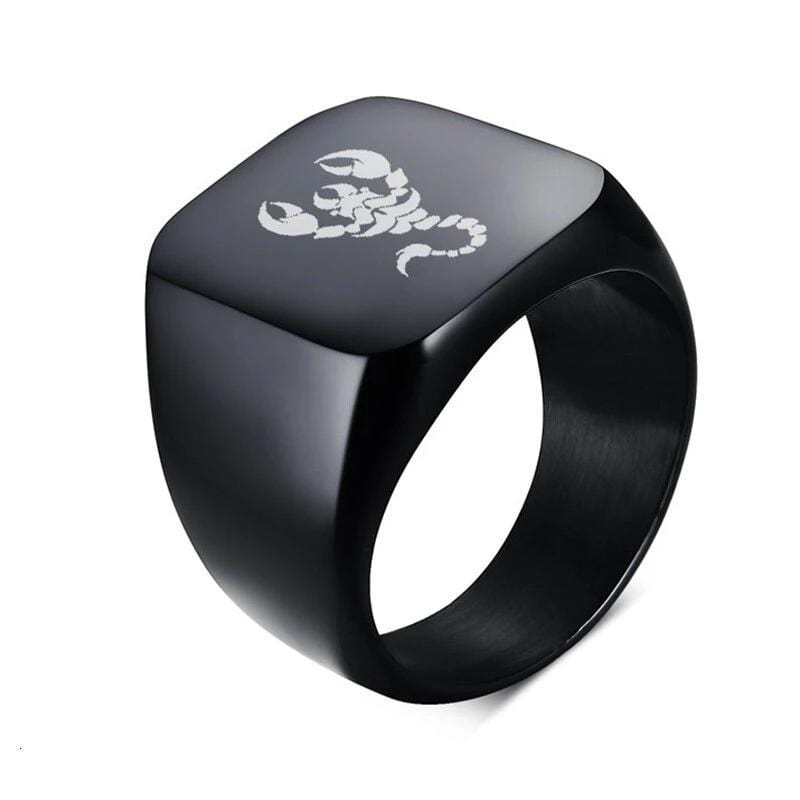 Personalised engraved  Biker Rings for Men