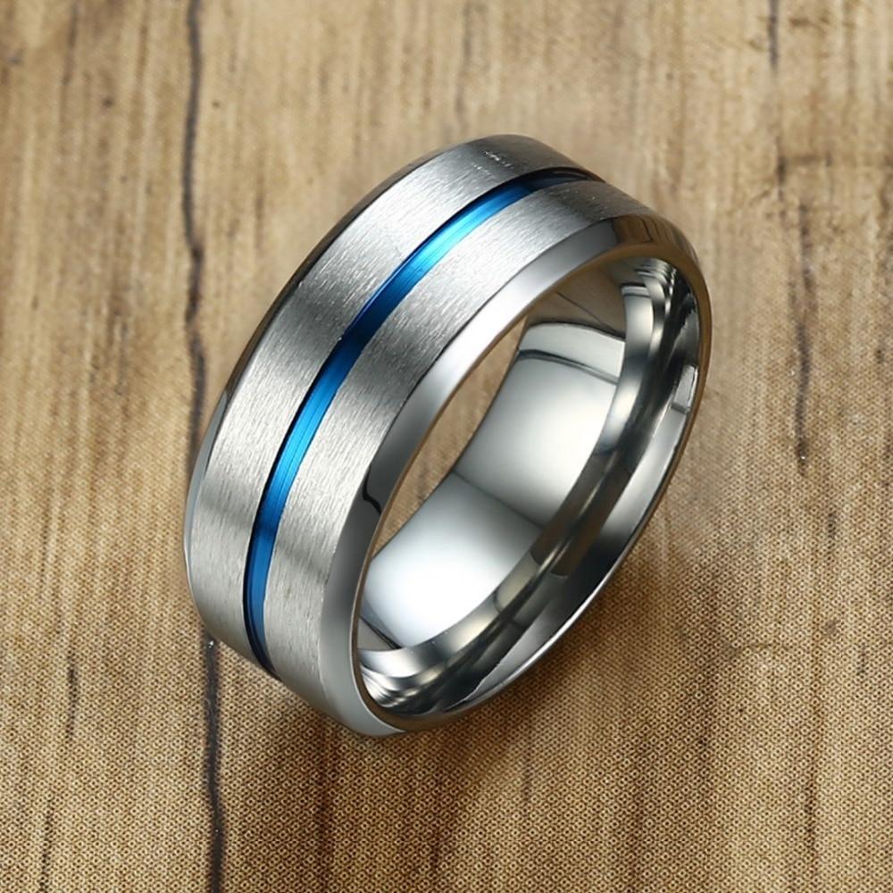 Men's Simple  Wedding Brand Ring