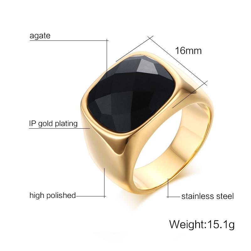 Gold Mens Ring