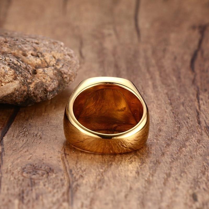 Gold Mens Ring