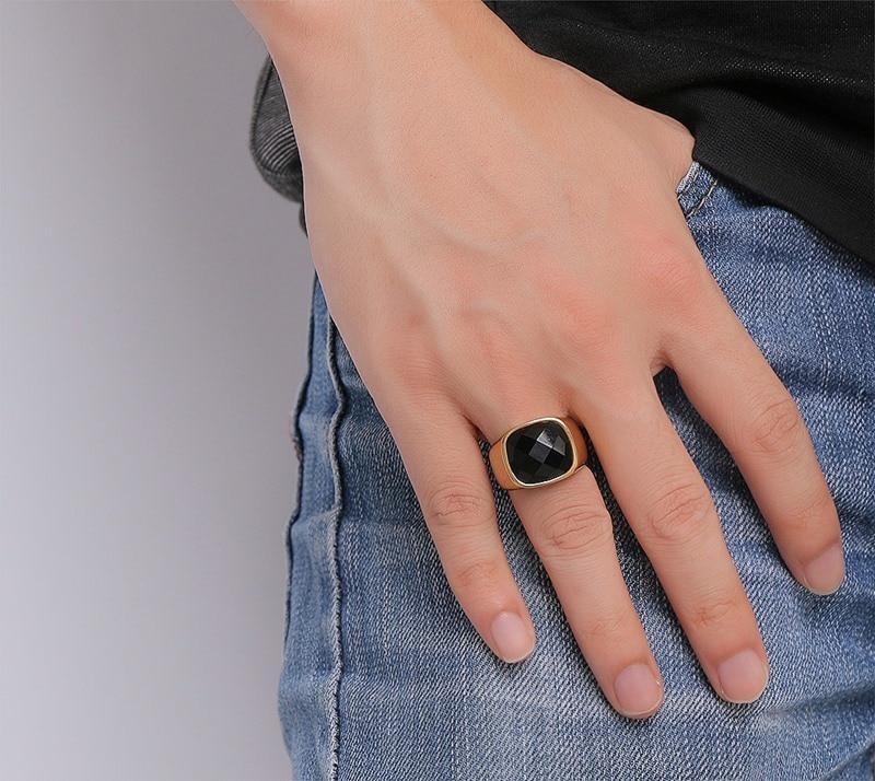 Gold Mens Ring