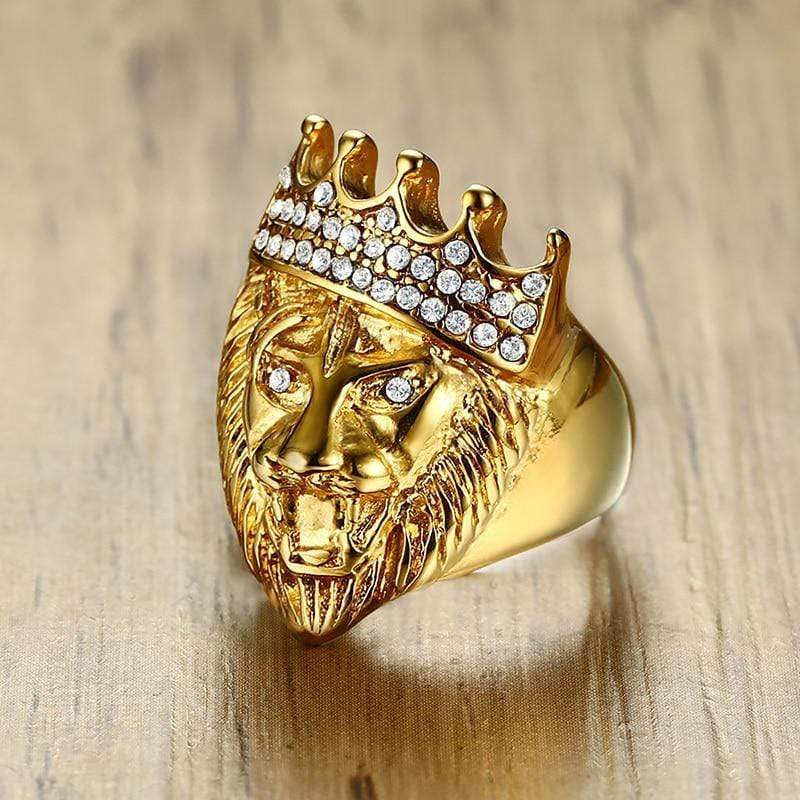 King of The Lions Mens Ring