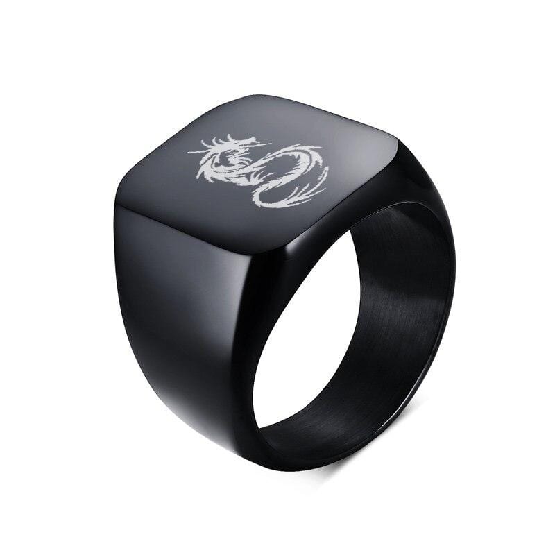 Mens Personalised engraved  Biker Rings 