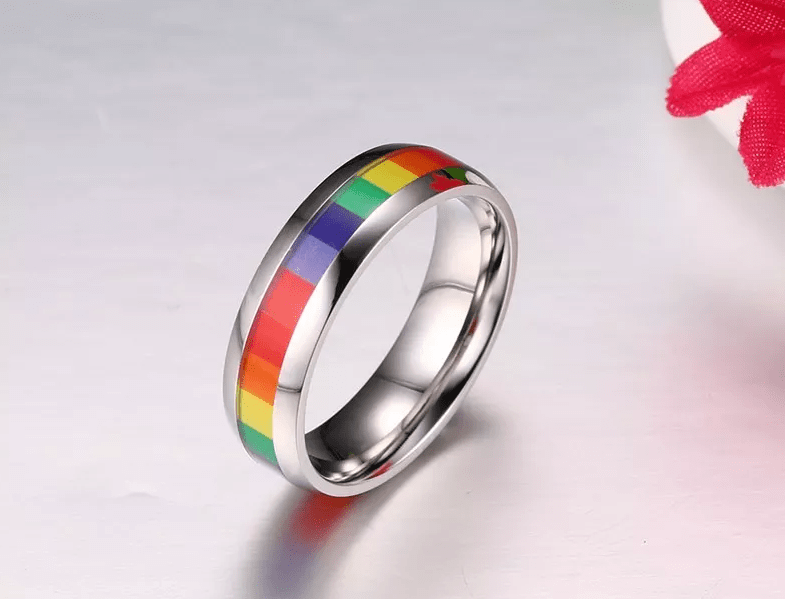 LGBT Pride Mens Ring