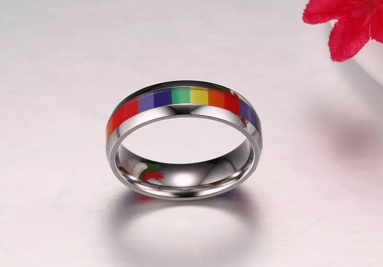 LGBT Pride Mens Ring